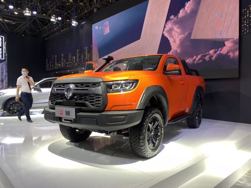 20t分时四驱前后桥差速锁双门单排短轴皮卡长城火炮售1798万