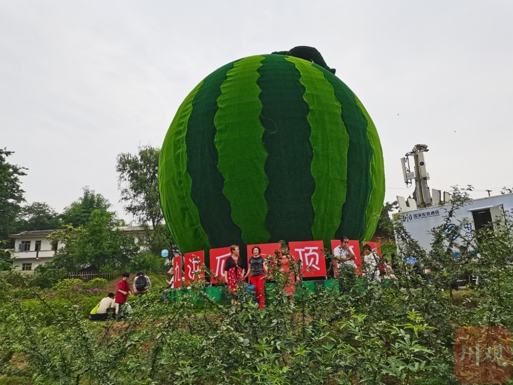 西瓜嘉年華來啦第九屆自貢九洪西瓜節開幕