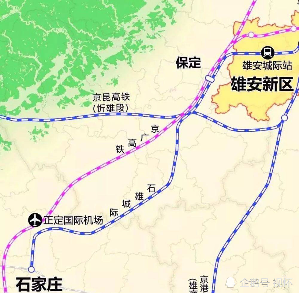 河北石黄高铁线路图图片