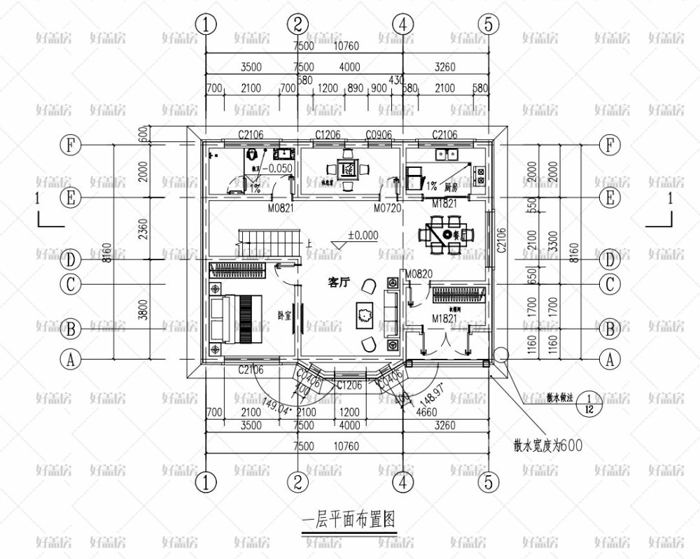 90平米2层小别墅