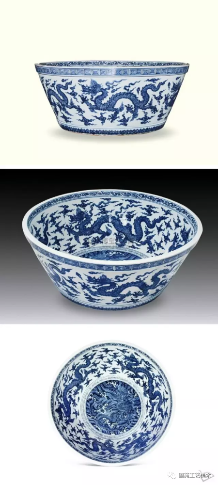 【海】中国美術　清代早期　青花釉裏桃文大碗　骨董品 時代品 美術品 海】中国美術 清代早期 青花釉裏桃文大碗 骨董品 時代品 美術品
