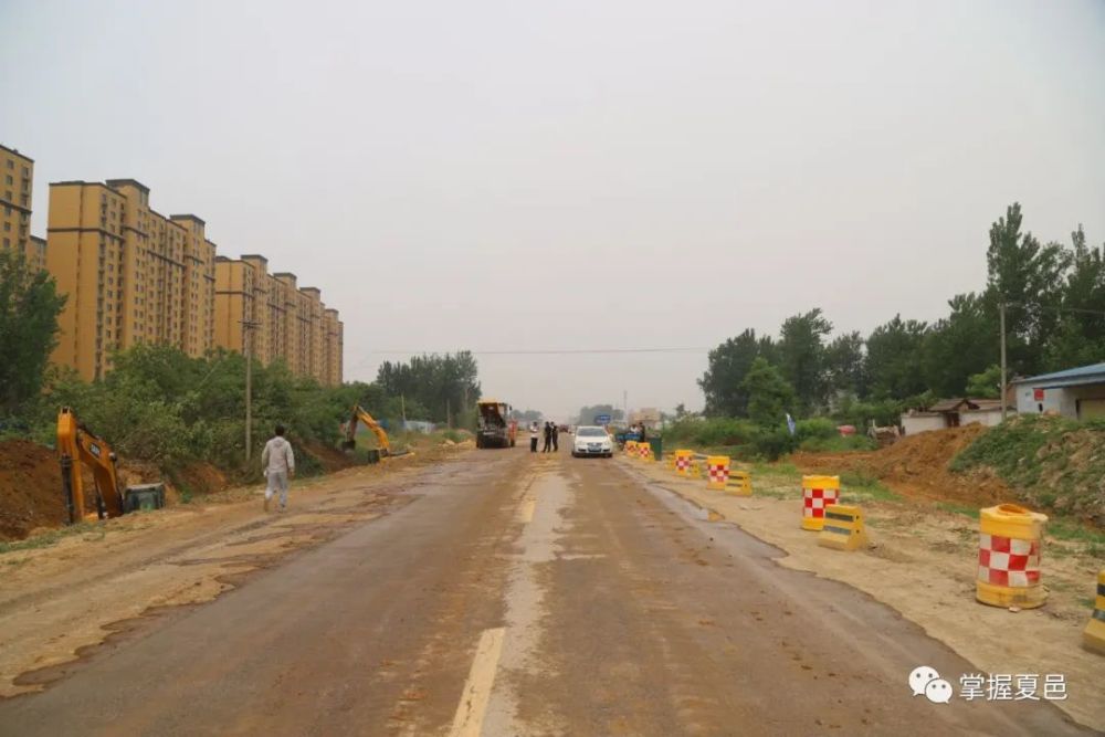 国道g343商丘夏邑县城关镇闫刘村路段,开始动工!