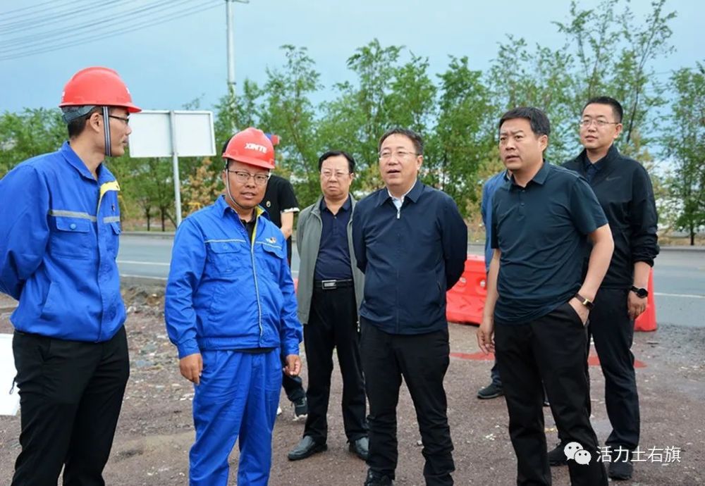 张雨调研我旗重点项目建设工作