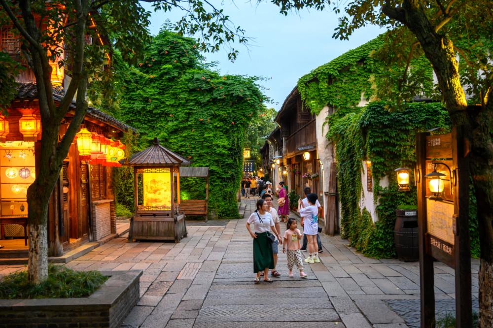 乌镇的夜色到底有多美 坐上乌篷船 跟我一起感受下乌镇迷人的夜 全网搜