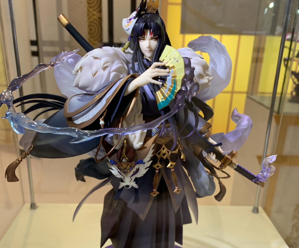 阴阳师玉藻前净魂狐焰手办彩色原型公开玩家 这个捆皮肤么 腾讯新闻