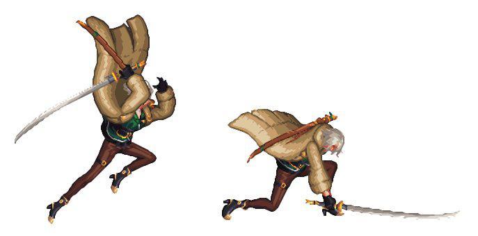 这是暗刃的斩击姿态;◆在随后的攻击阶段中,主角们才闪亮登场,当然