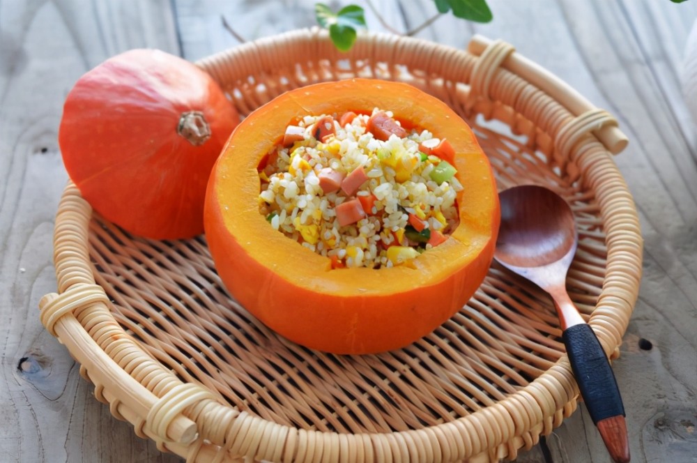 南瓜饭,香甜软糯,美味有营养