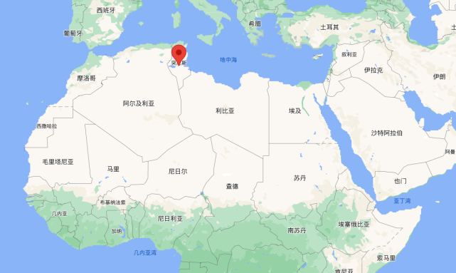 突尼斯地理位置图图片