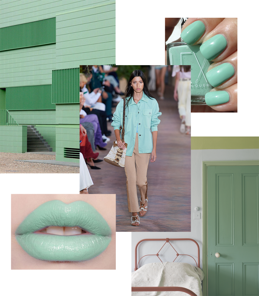 一抹沁人心脾的薄荷绿,为这个夏天带来一丝凉意!