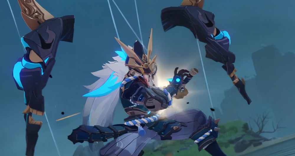 原神魔偶剑鬼虽然笨重但威力不俗招式多变原魔队未来可期