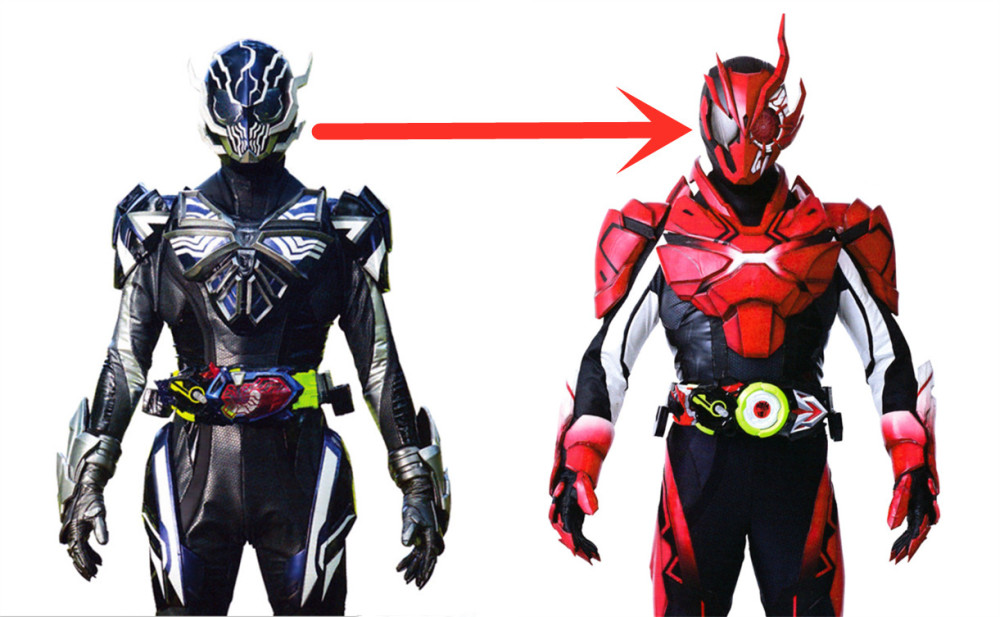 假面骑士亚克终极演变史,从亚克零到血红亚克,皮套竟然改了5次_腾讯