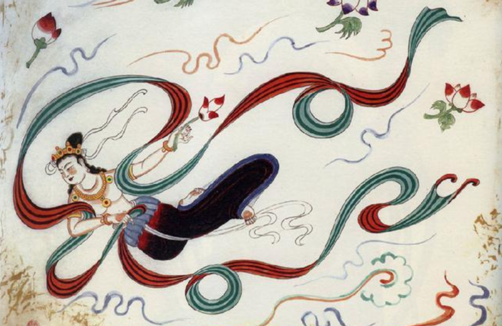 敦煌壁画"飞天"