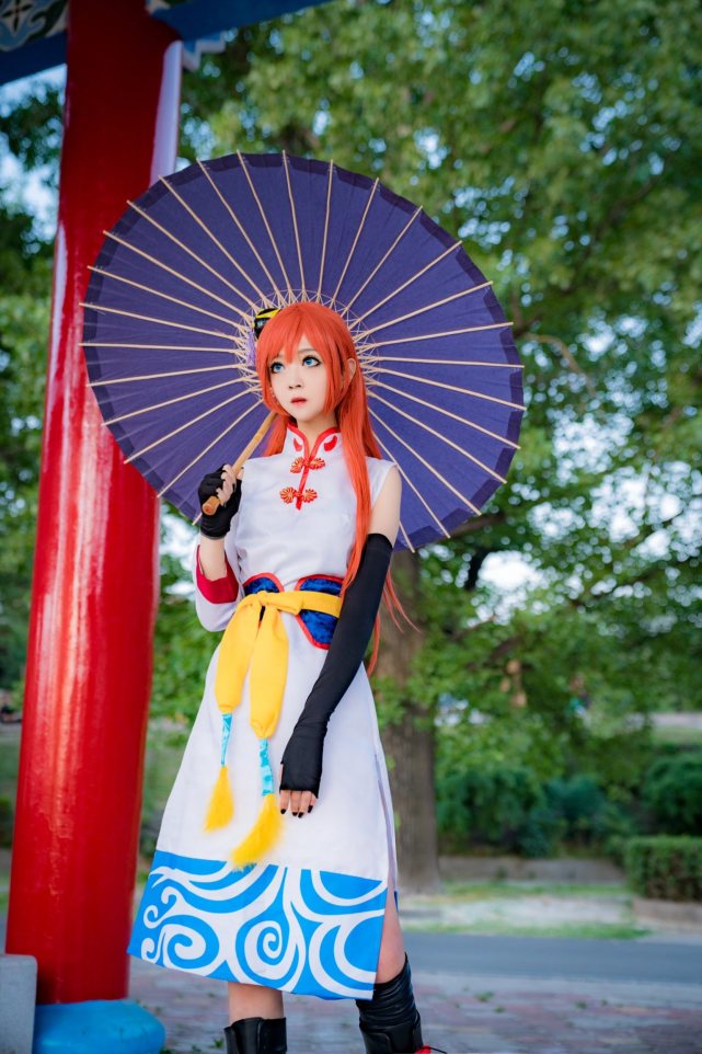 《银魂》未来神乐cosplay_腾讯网