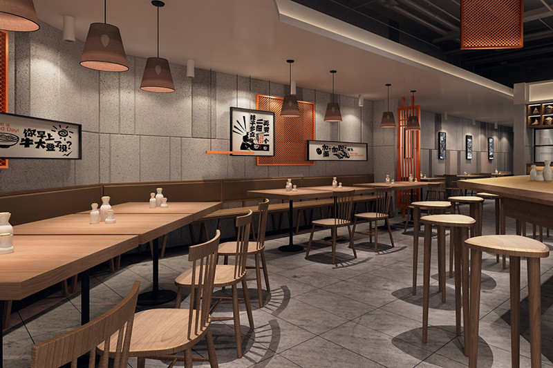 特色面馆装修效果图赏析及装修特点