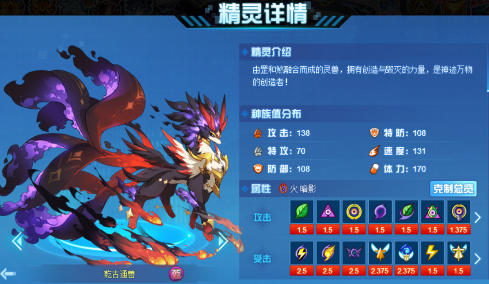 赛尔号玩家判定是摸鱼的混子周年庆专属乾古通兽精灵解析