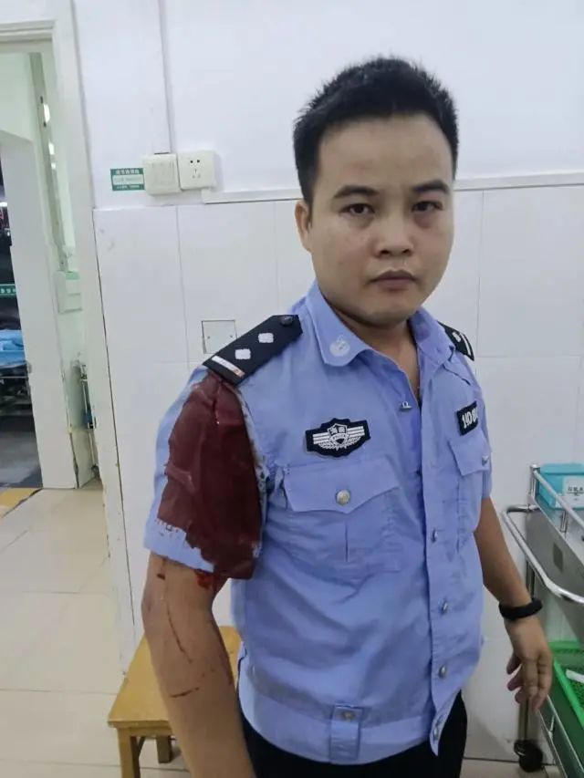 一醉驾司机袭警,交警受伤缝了11针