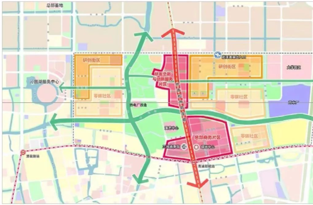 青浦新城中央商務區規劃佈局示意圖青浦區規劃和自然資源局局長程衛東