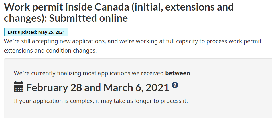最新更新：加拿大各类移民签证审批时间汇总！