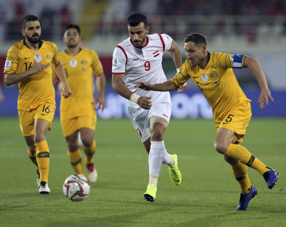 国足收官战前瞻叙利亚有无192厘米的前锋索玛完全就是2支球队