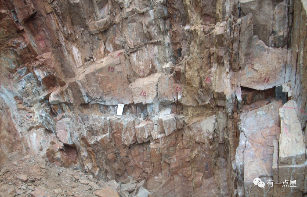 山西沉积变质型铁矿石露头基于详细的铁矿勘查工作,山西省将全省的