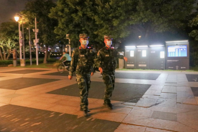 深圳湾武警图片