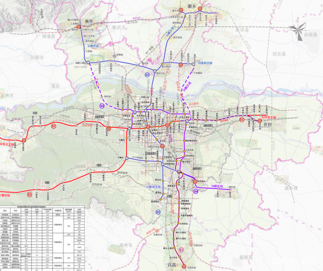 郑州都市圈完整快线方案来了共4条主线未来有19条线组成网