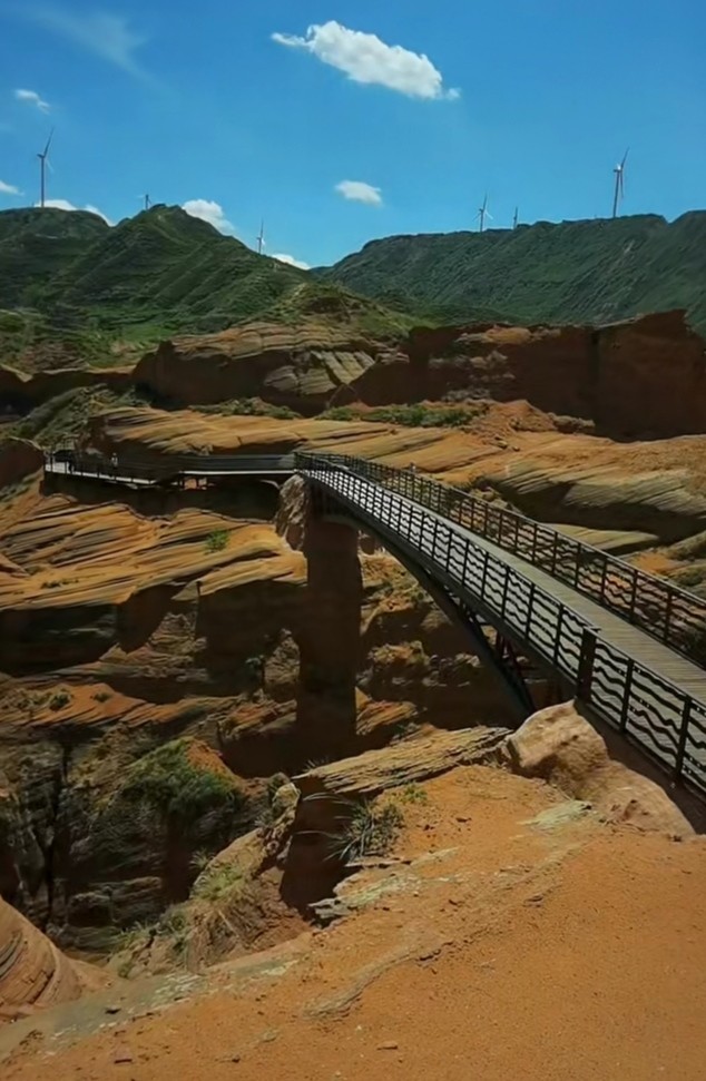 陕北丹霞风景,令人沉醉