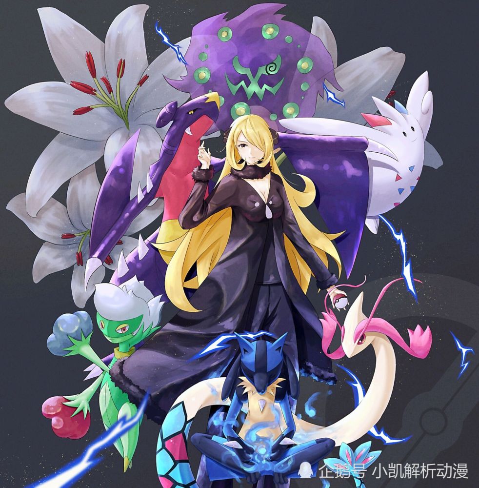 宝可梦 御姐型冰山美人竹兰 神奥冠军 你喜欢她的哪种精灵 腾讯新闻