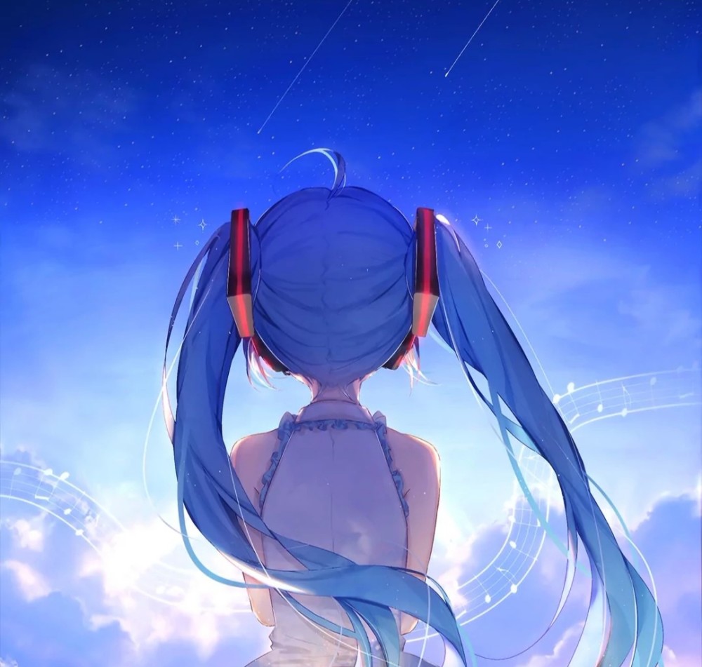 动漫女头出自初音未来的女生头像呀