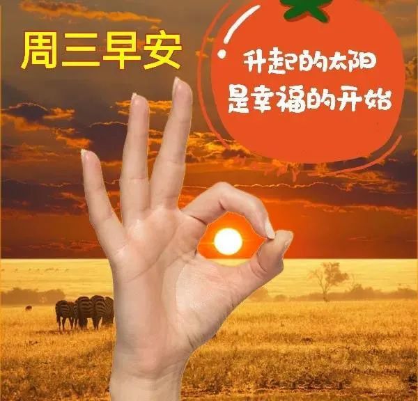 2021年7月14日星期三漂亮早上好问候动态表情图片带字 周三最美早安