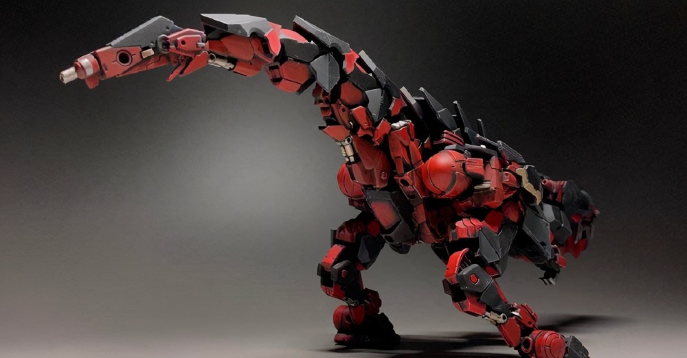 模玩控:30mm三合一机甲暴龙模型制作 - 模型的模读音 - 实验室设备网