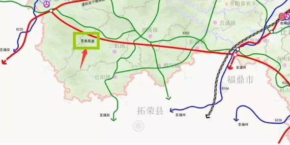苍南矾山高速公路规划图片