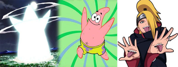 狂热追求,小编还是比较喜欢迪达拉的,毕竟谁会拒绝一只闪光的派大星呢