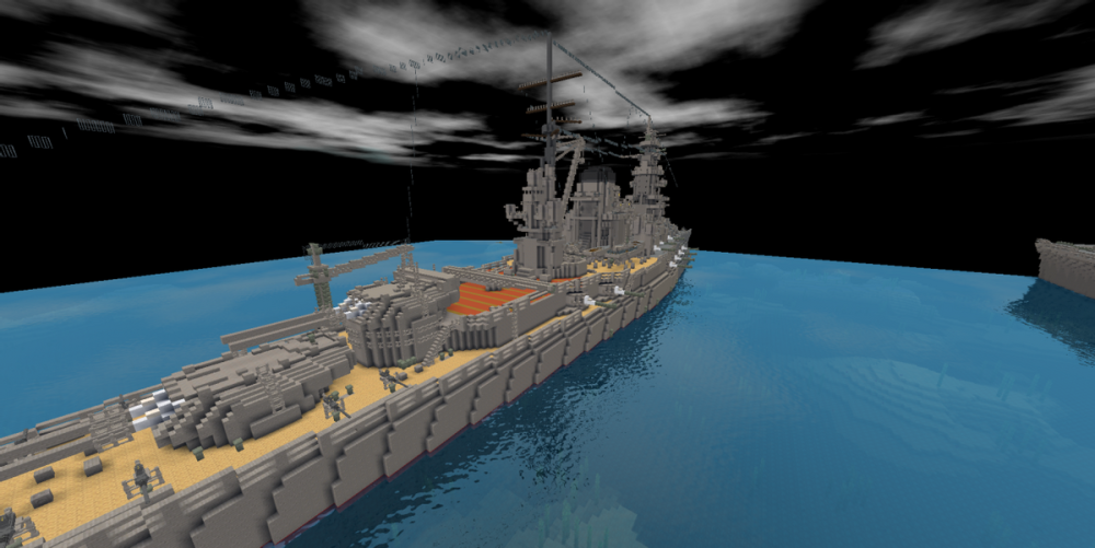 迷你世界高清地图大赏:武藏号霸气有加,爱丽丝仙境不得不玩!