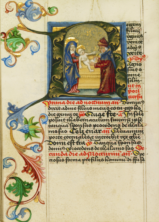 中世纪泥金装饰手抄本圣经,太精美了_腾讯新闻