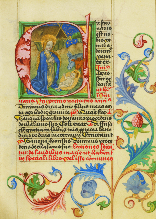 中世纪泥金装饰手抄本圣经,太精美了_腾讯新闻