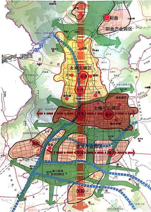 重磅太原晉中最新版地鐵線路曝光清徐榆次將建多條地鐵