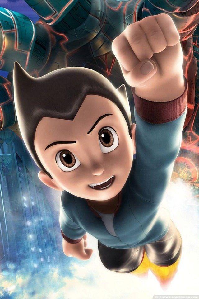 童年动漫铁臂阿童木根据天马博士儿子原型创作的高智能机器人