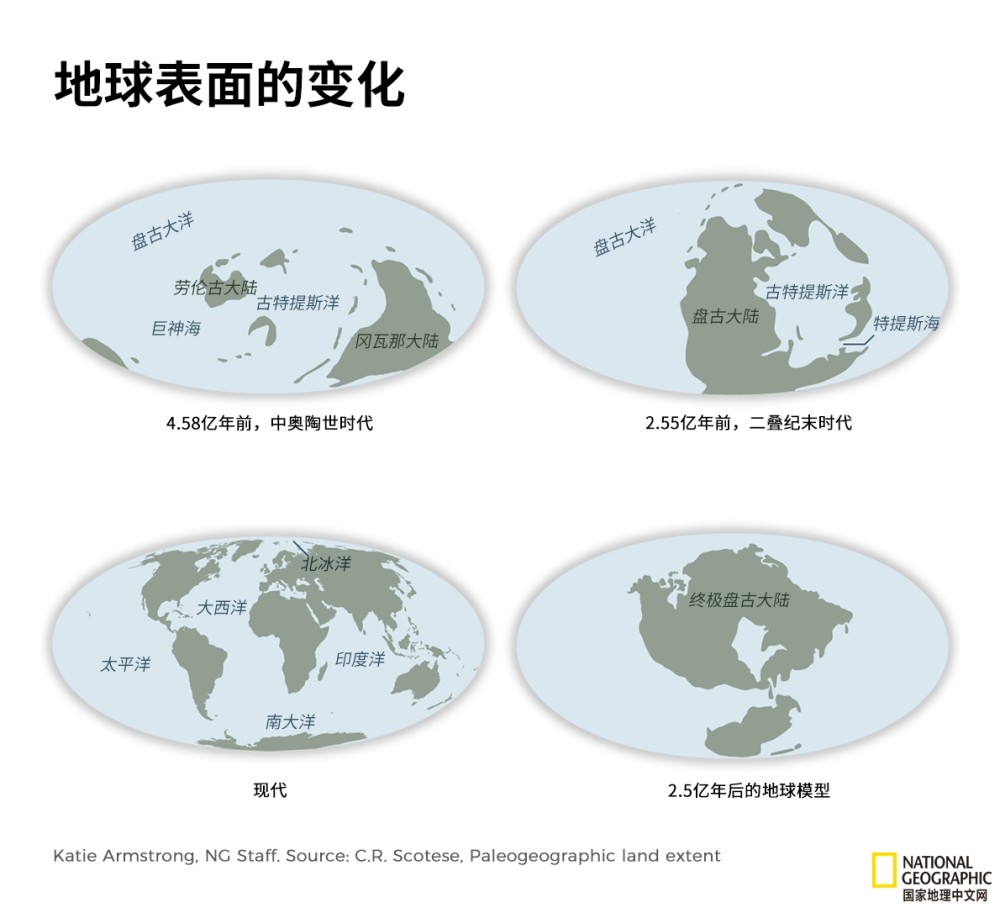 超级盘古大陆地图图片