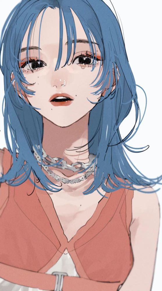 插画头像壁纸我被掰弯了ins超酷人气画师笔下的小姐姐太好看了动漫
