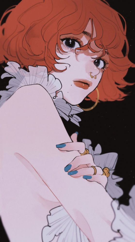 插画头像壁纸我被掰弯了ins超酷人气画师笔下的小姐姐太好看了动漫