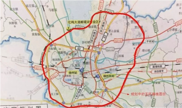 徐州成为一线城市的标志性工程五环路规划建设情况