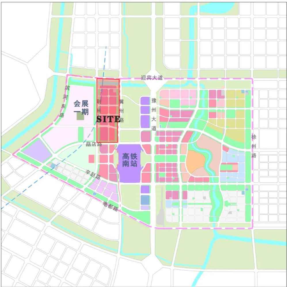 382143亩郑州港区两大核心板块规划发布领事馆区用地有新调整