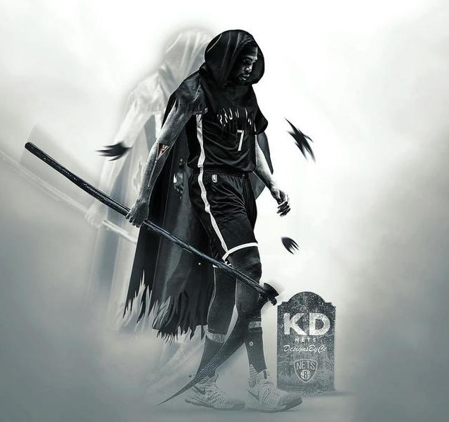 我命由我不由天,杜兰特走上最艰难的路!化身死神收获各方赞誉!