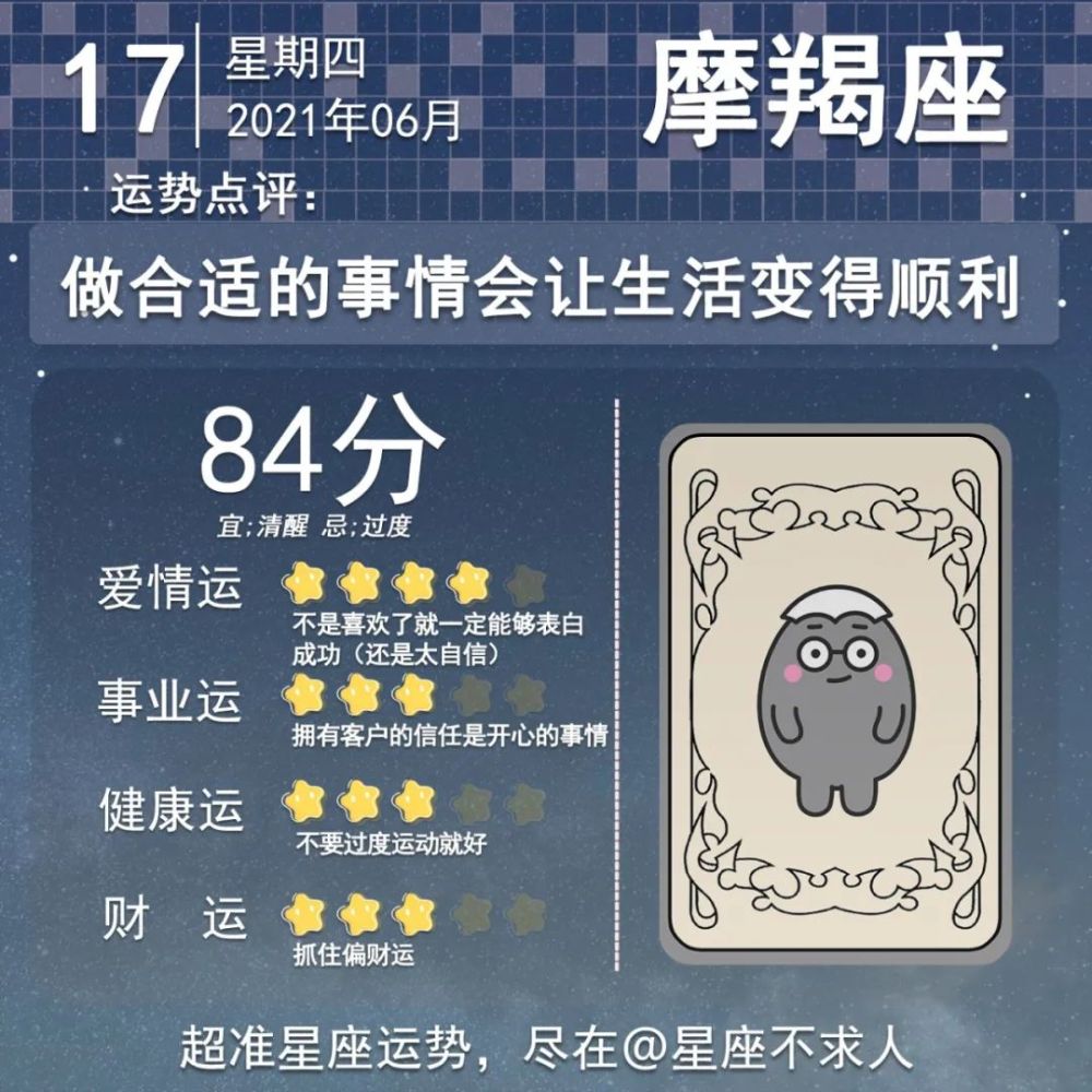 21年6月17日星座运势 腾讯新闻