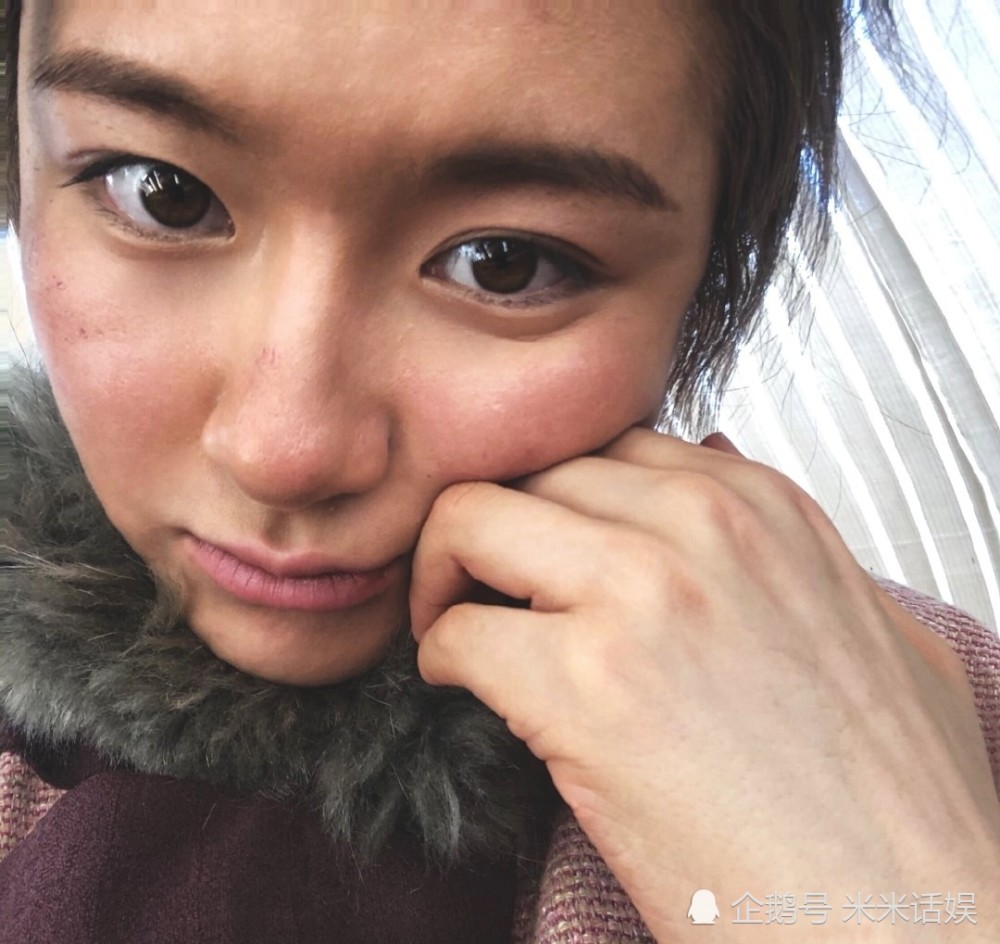 李兰迪首次挑战"高原红妆",近看觉得一般,远看你是哪位小仙女