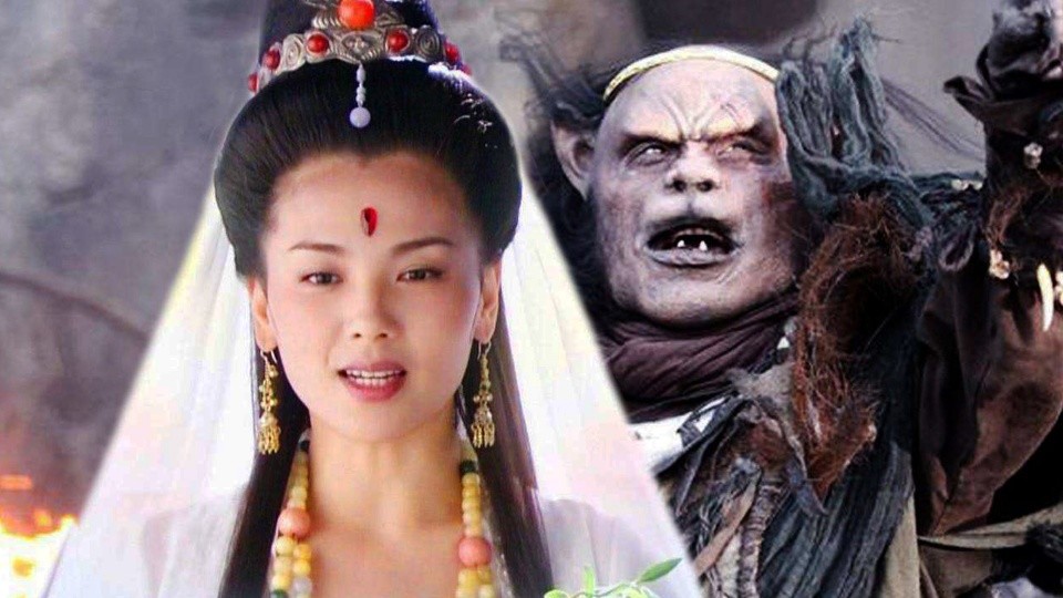 后来孙悟空变成一枚丹药,观音依仗禁箍圈这才降服了强大的黑熊精.