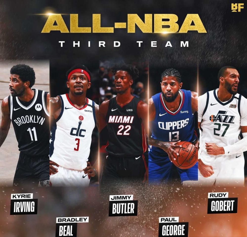 最佳阵容放榜,篮网三巨头没排面,威少太可惜,两人损失3300万