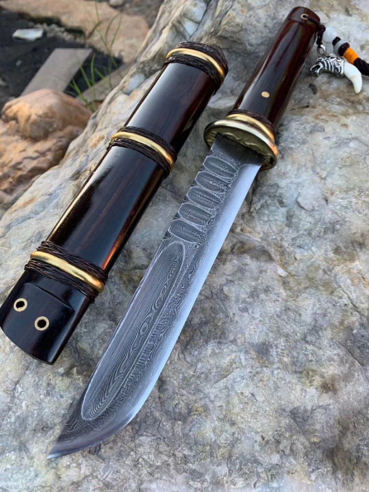 户撒刀大血槽匕首型唐刀