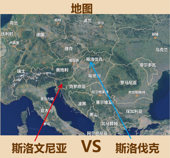 懒知识15秒比较斯洛伐克斯洛文尼亚